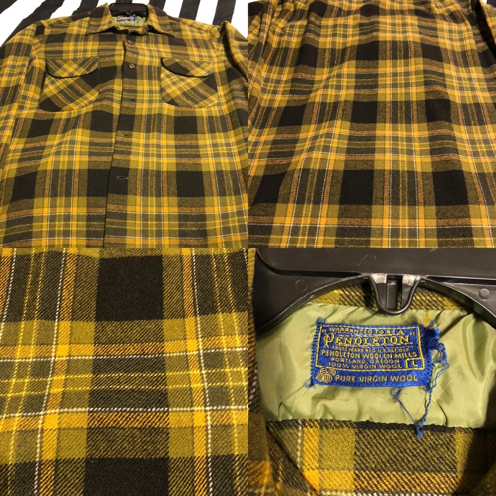 VINTAGE 1960s Pendleton board shirt